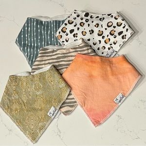 Copper Pearl Bandana Bibs